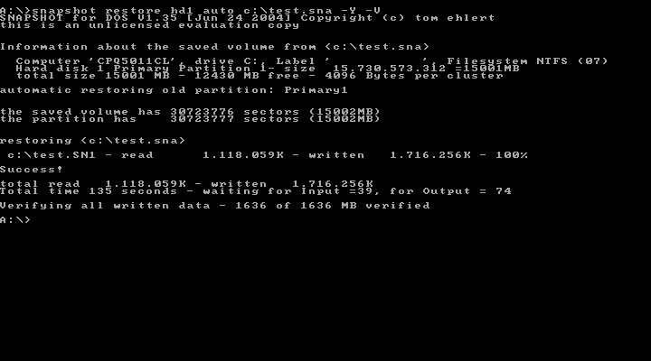 Drive Snapshot screenshot 9
